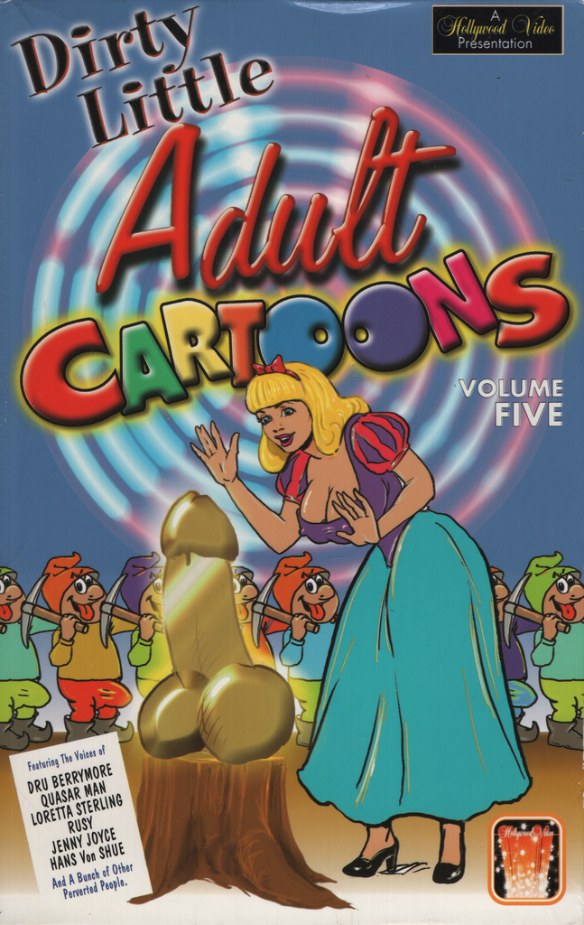 VHS Dirty Little Adult Cartoons Volume Five 1998 Hollywood Video 060623EBVHS