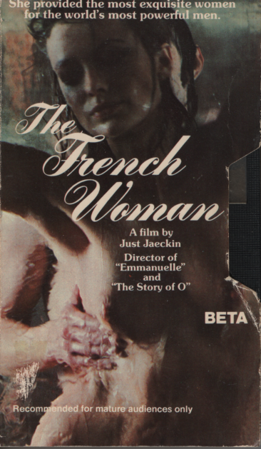 Straight Betamax The French Woman 1979 Monarch Releasing Corp. 110223EBVHS3