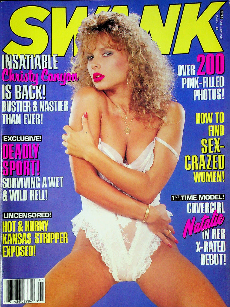 Swank Magazine Christy Canyon & Natalie January 1990 030924RP