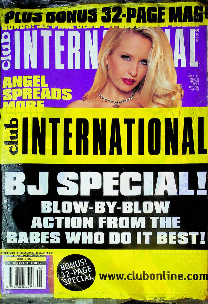 Club International Magazine Angel Spreads More Than June 2004 SEALED 042724RP