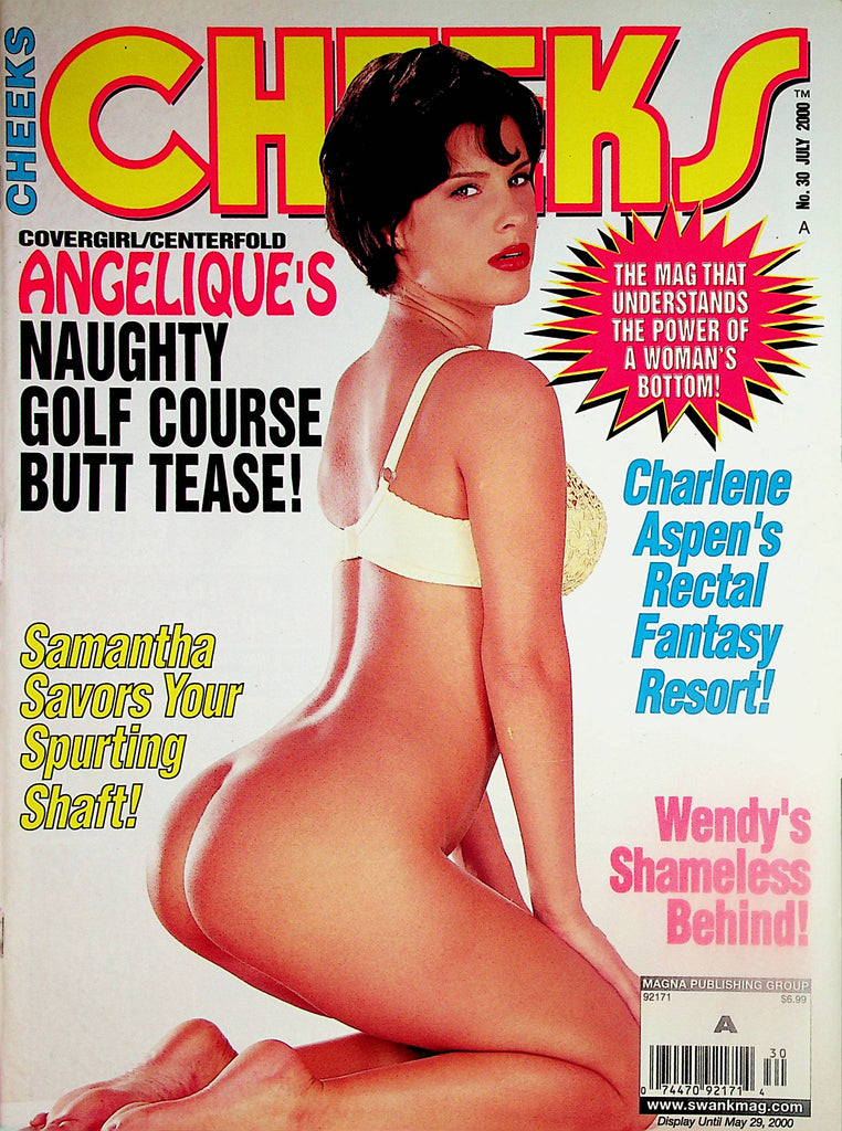 Cheeks Magazine  Cover and Centerfold Girl Angelique  July 2000   112023lm-p