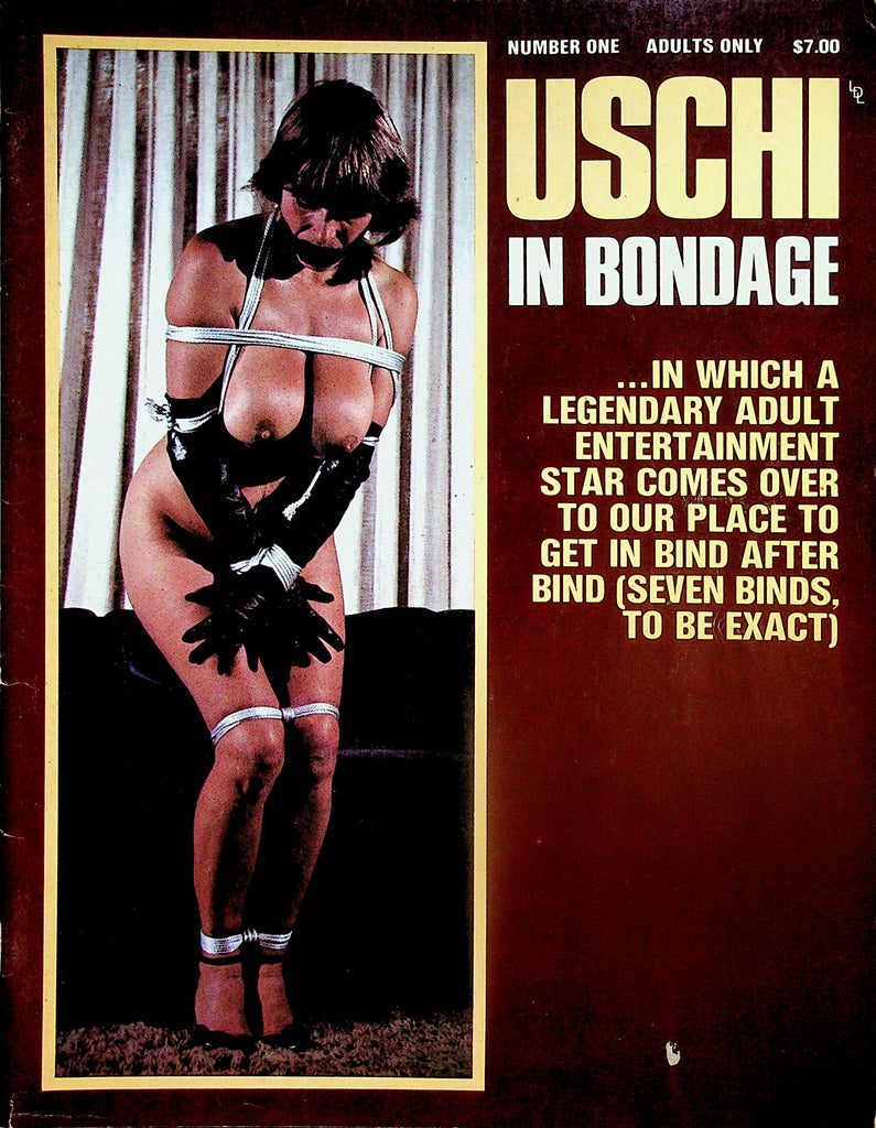 Uschi In  Bondage Magazine  Uschi Digard  #1  1981 London Enterprises    032024lm-p