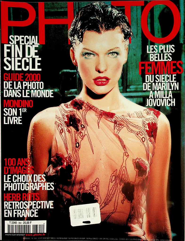 Photo French International Magazine  Special End Of Century Special -Covergirl Milla Jovovich / Marilyn Monroe  #364 November 1999   121123lm-p