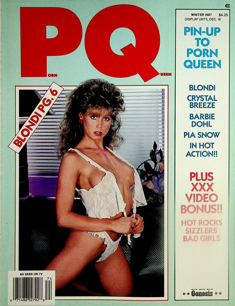 Porn Queen Magazine  Blondi, Crystal Breeze , Pia Snow and More!  Winter 1987  021324lmp-2