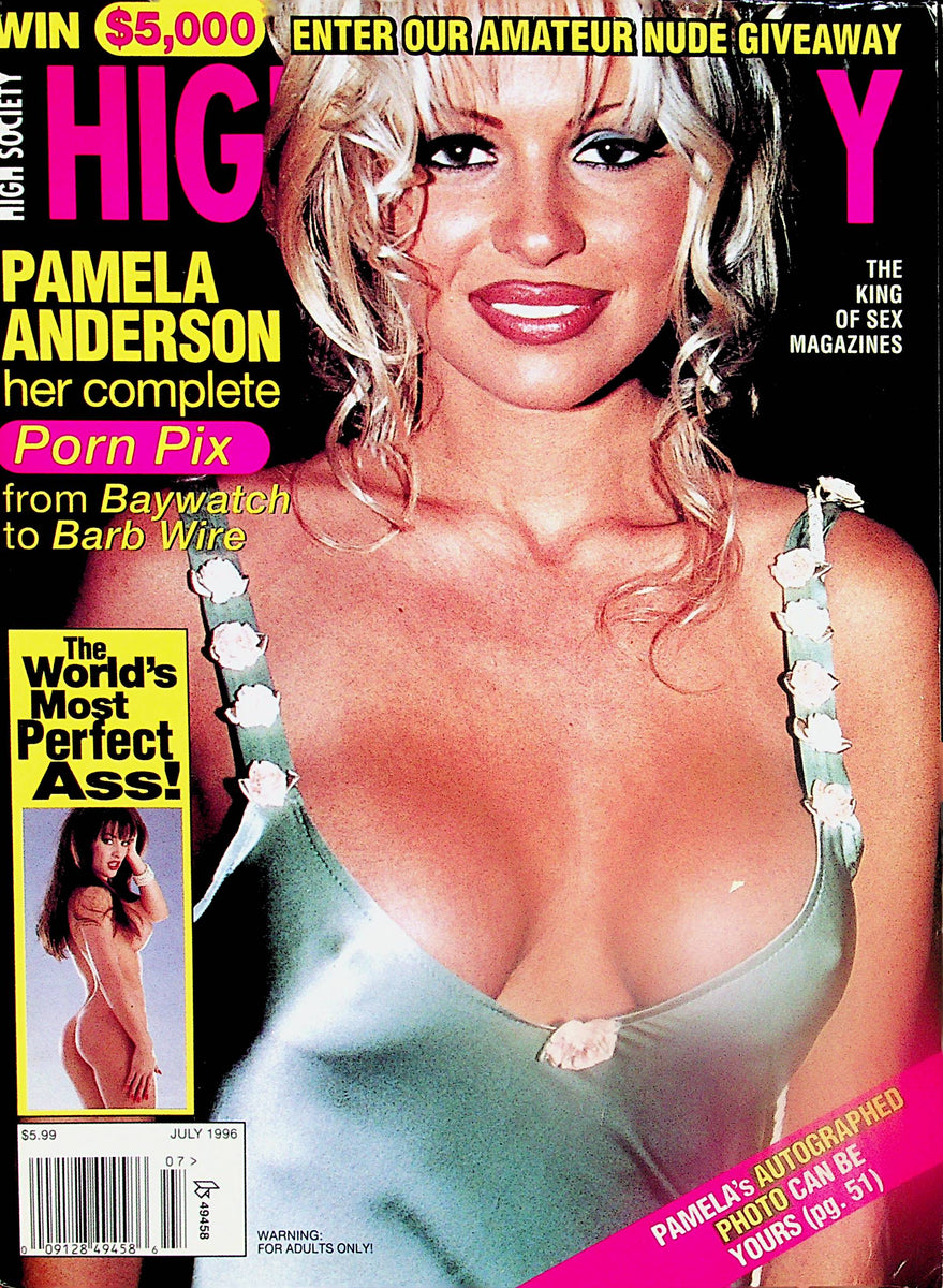 High Society Magazine Pamela Anderson / The Perfect Ass : Lisa Jeaneene  July 1996 070824lm-p