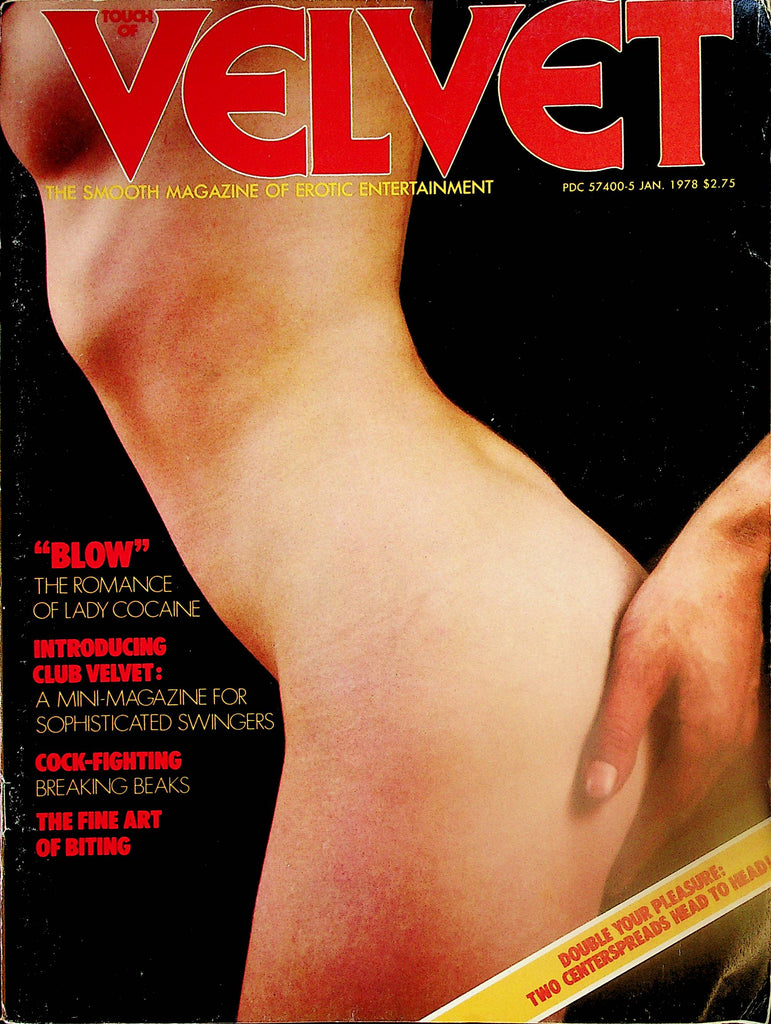 Velvet Magazine  Marlene Is A Mouthful!  w/2 Centerspreads January 1978  042924lm-p