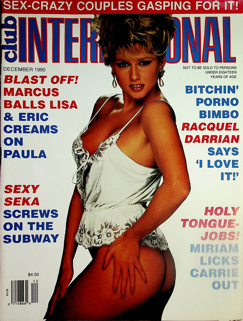 Club International Magazine   Sexy Seka / Racquel Darrian  December 1990    031124lm-p
