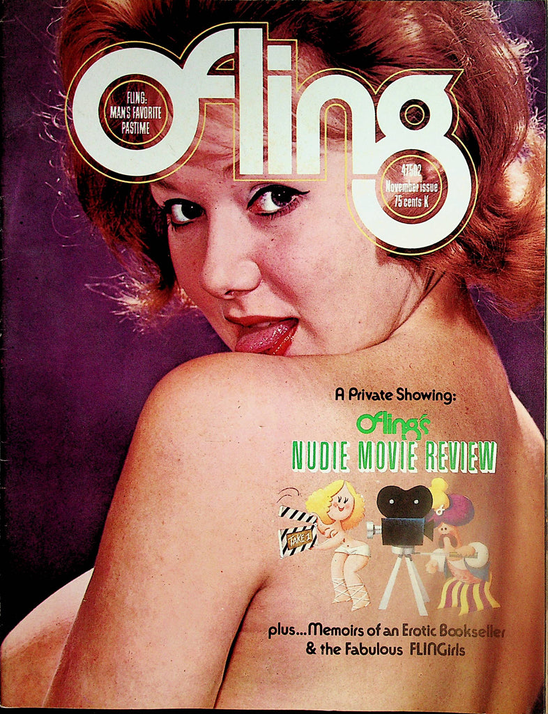 Fling Busty Magazine   Uschi Digard / Arlene Bell   Novemer 1971     022824lm-p