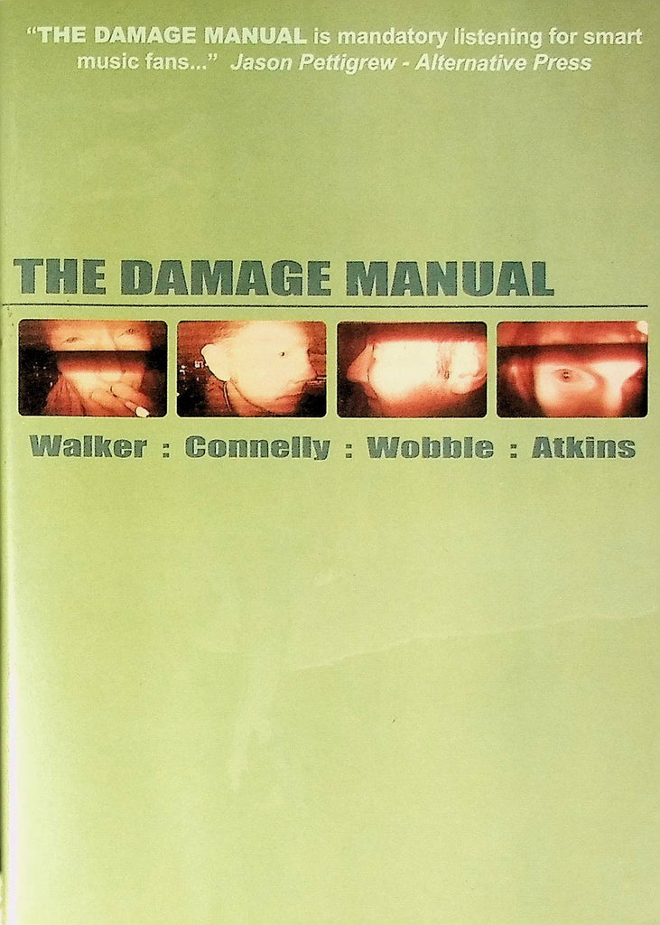 The Damage Manual DVD Martin Atkins, Jah Wobble, Chris Connelly 2008 Invisible Records 050724tsdvd