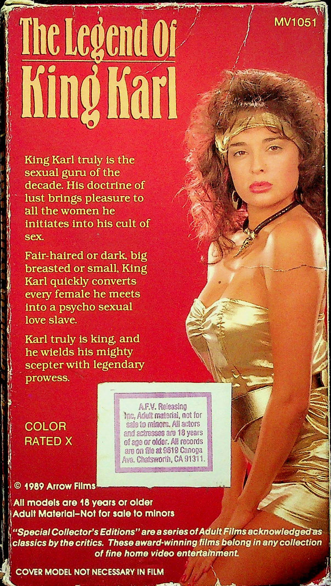 Adult VHS Movie The Legend Of King Karl Ft