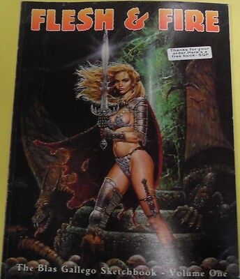 Flesh & Fire The Blas Gallego Sketchbook vol.1 1995 112112lm-epa