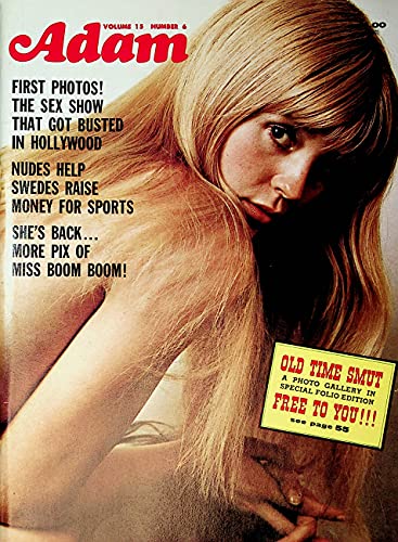 Adam Men's Magazine Covergirl Kim Blas/ Lane Weldon vol.15 #6 1971