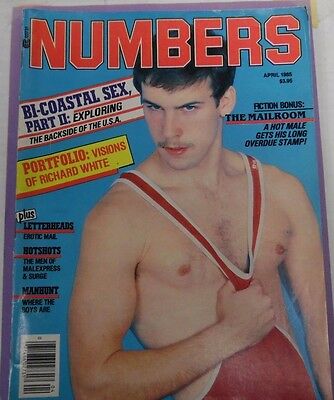 Numbers Gay Magazine Coverguy Frankie April 1985 100912lm-epa
