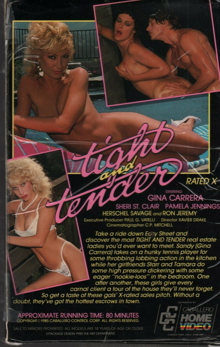 Tight and Tender Gina Carrera Pamela Jennings Adult VHS 111419AMP –  Mr-Magazine