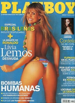 Playboy Spain Magazine Livia Lemos/ Charisma Carpenter 2004 061818lm-ep2