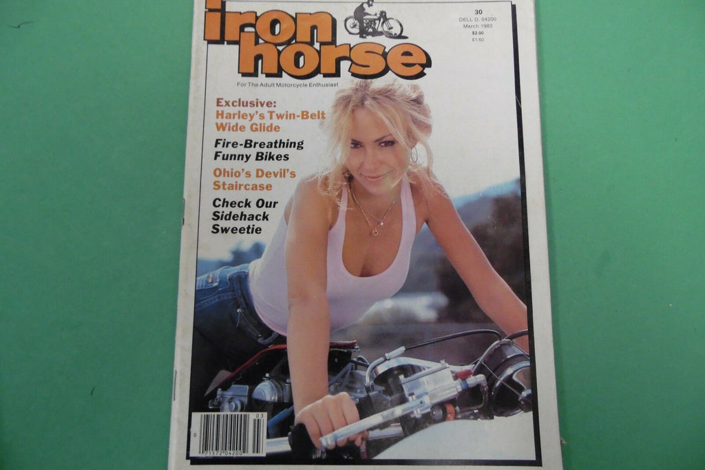 Iron Horse Biker Magazine Sidehack Sweetie March 1983 102516lm-ep