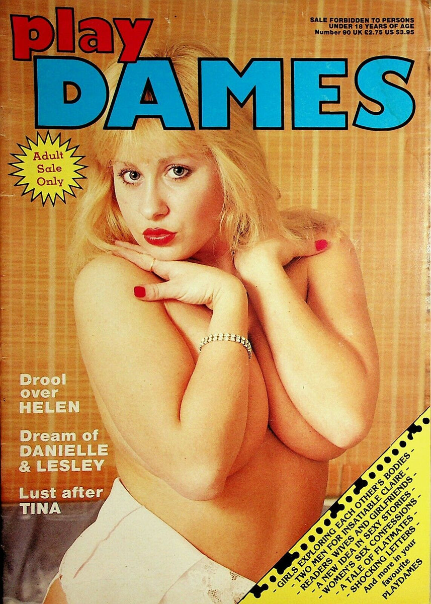 Play Dames Magazine Cover Girl Helen #90 1988 073020lm-ep Sex Pic Hd