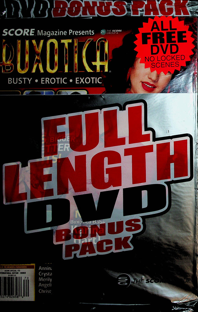 Buxotica Magazine  Busty Merilyn Sakova / Angelique / Christy Marks  w/DVD  #170  2008  New  12322lm-p4