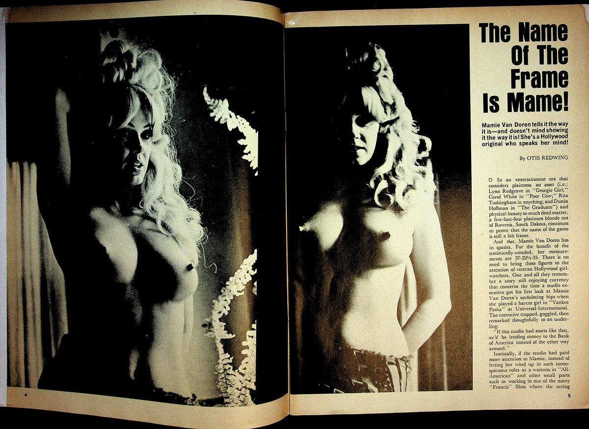 Dapper Busty Magazine The Nude Mamie Van Doren! April 1969 071322lm-p2 –  Mr-Magazine