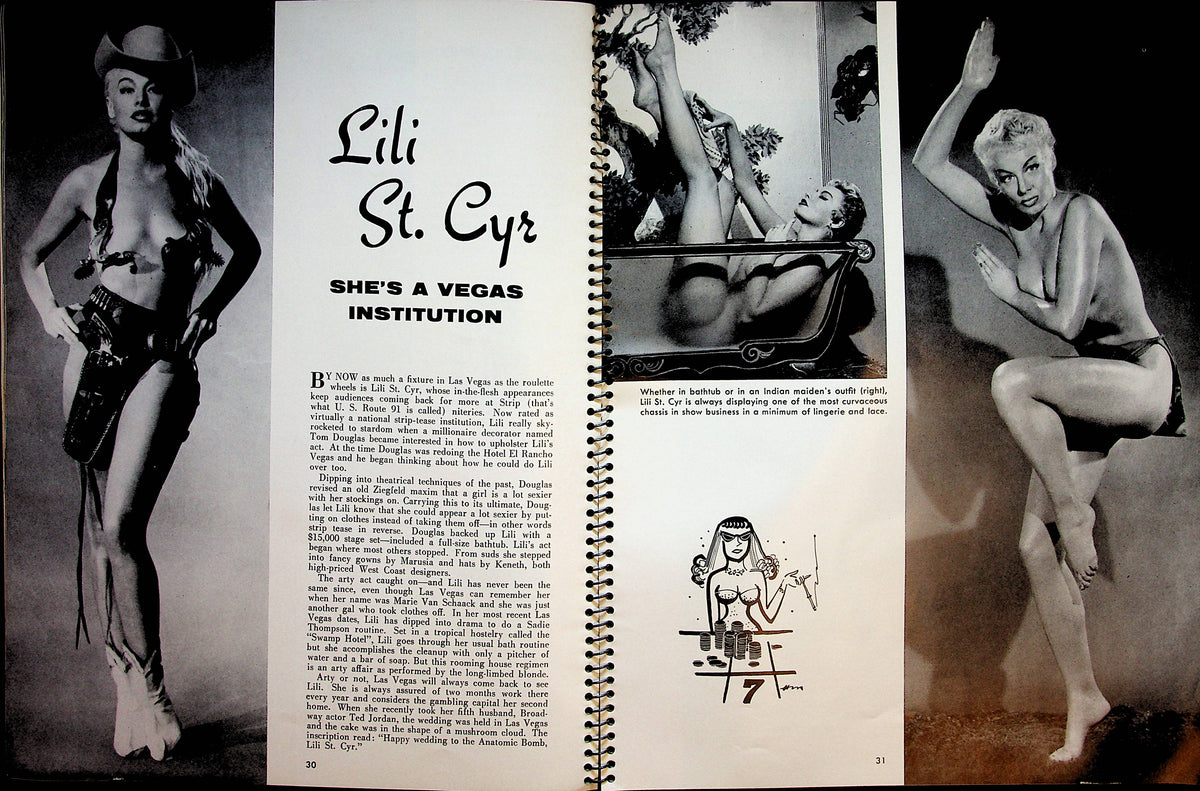 Cabaret Yearbook Magazine Lilly Christine / Lili St. Cyr / Blaze Starr –  Mr-Magazine