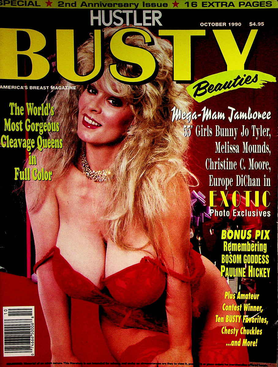 Hustler Busty Beauties Magazine Melissa Mounds / Europe Dichan October