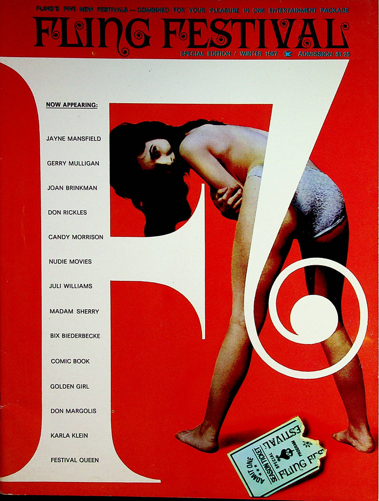 Fling Festival Busty Magazine  Jayne Mansfield / Joan Brinkman / Candy Morrison  Winter 1967 Special Edition    101522lm-p