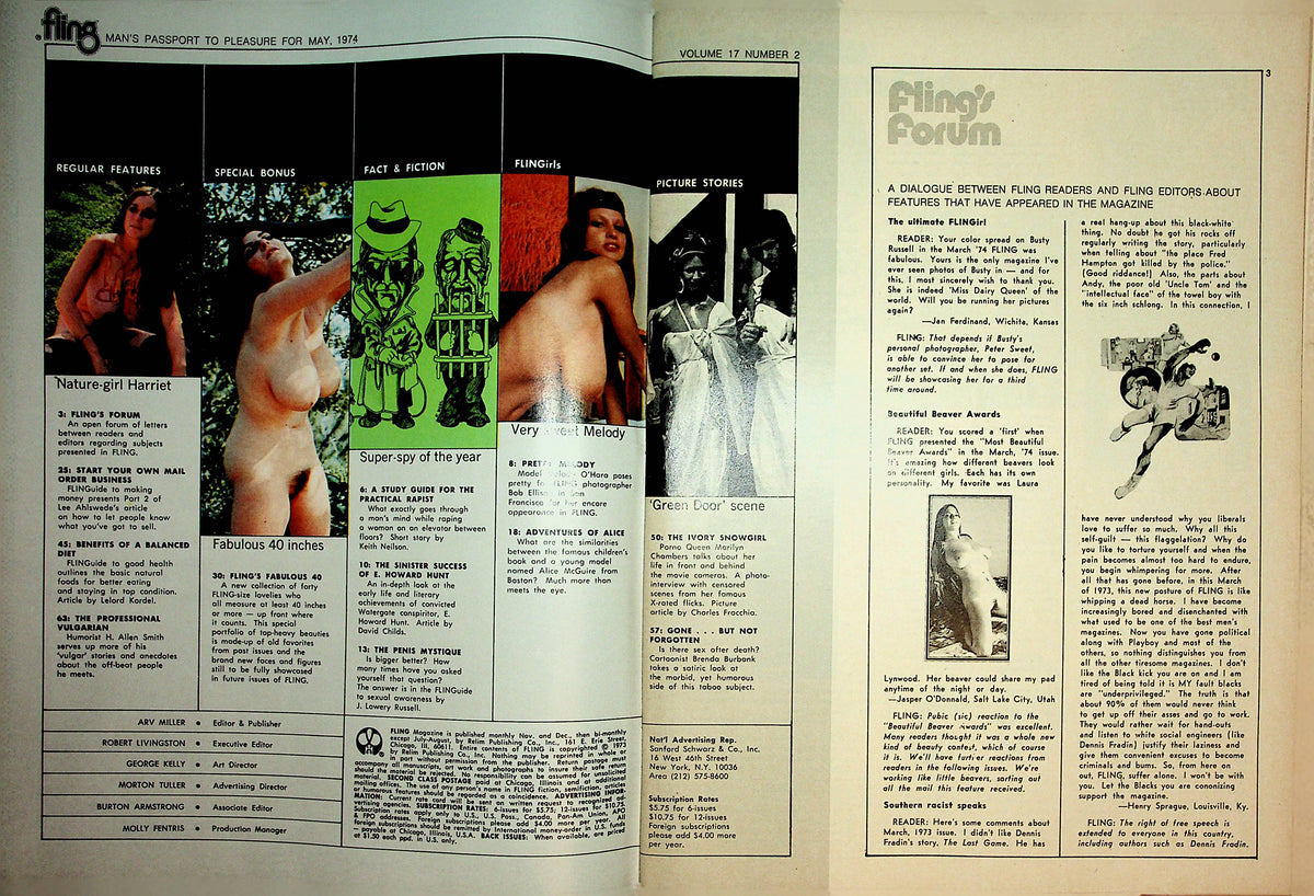 Fling Magazine Joan Brinkman May 1974 071421lm-sh picture pic