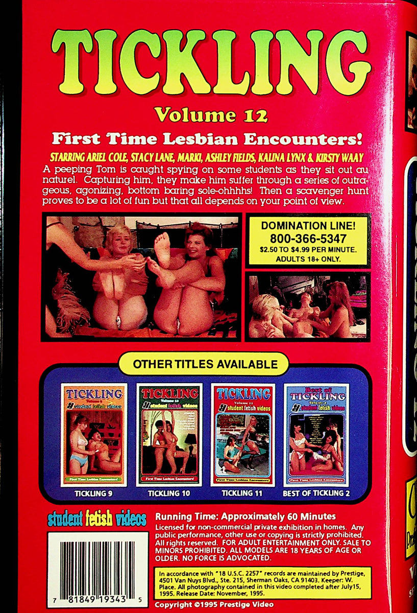 Tickling Fetish VHS vol.12 First Time Lesbian Encounters XXX 1995 Pres –  Mr-Magazine