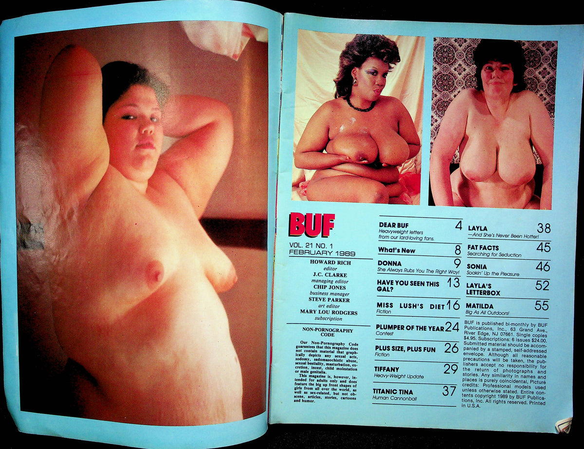 Buf Magazine Layla Sonia & Donna February 1989 051622RP – Mr-Magazine