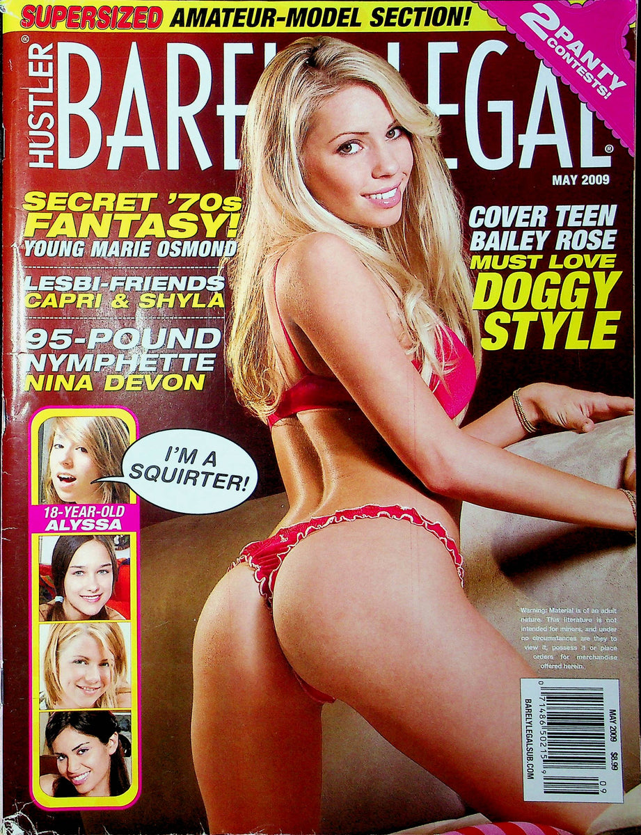 Hustler Barely Legal Magazine Bailey Rose & Nina Devon May 2009 022423 –  Mr-Magazine