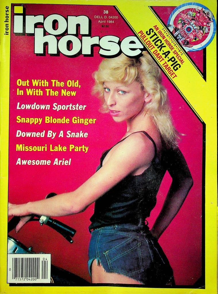 Iron Horse Magazine Lowdown Sportster April 1984 070122RP