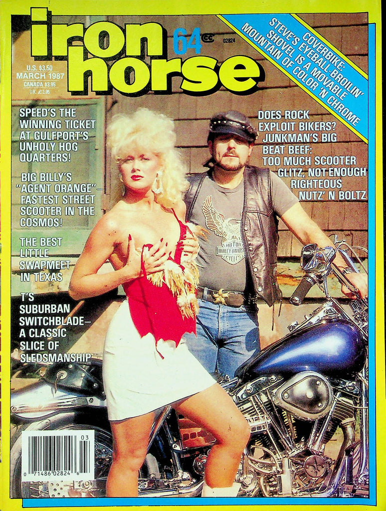 Iron Horse Magazine Steve's Shovelhead & Michael Strikes Again March 1987 070622RP