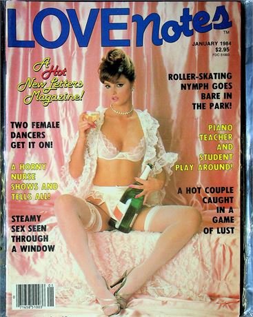 Love Notes Magazine Ft. Piano Teacher January 1984 101325RP-
