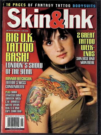 Skin & Ink Magazine ft. Hannah Aitchison July 2006 111925AKP-16