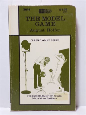 The Model Game by August Hoffer, Paperback Novel 1972 Little Library 3014 061225WP2-27