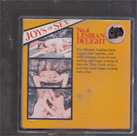 Joys of Sex #4 Lesbian Delight Regular 8mm Film Reel Vintage 072525AVHS