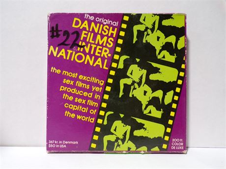 Danish Films International #22 Regular 8mm B&W Film Reel Vintage 071725AVHS2