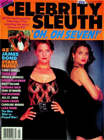 Celebrity Sleuth Magazine Leading Ladies From 007 Movies Vol.2 No.5 062425RP-