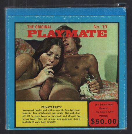 The Original Playmate No.19 Private Party Regular 8mm Film Reel Vintage 053025CBVHS2