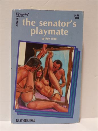 The Senator's Playmate by Ray Todd, Paperback Book 1976 Greenleaf GE2029 080525WP-72