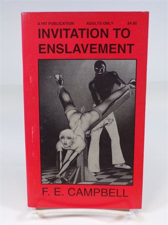 Invitation to Enslavement by F E Campbell Paperback Book 1994 House of Milan HOM HIT-202 102025WP-89