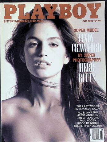 Playboy Magazine featuring Cindy Crawford July 1988 011526AKP-45