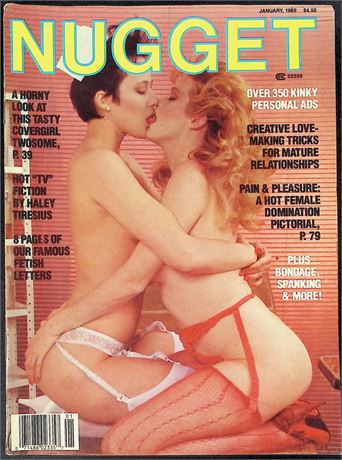 Nugget Magazine ft. Haley Tiresius Jan 1989 112925AKP-7