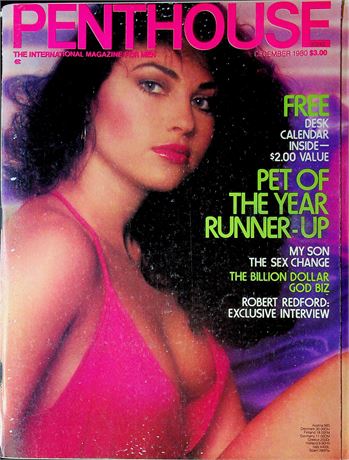 Penthouse Magazine Pet Of The Year Runner-Up Ft. Robert Redford December 1980 080925RP-