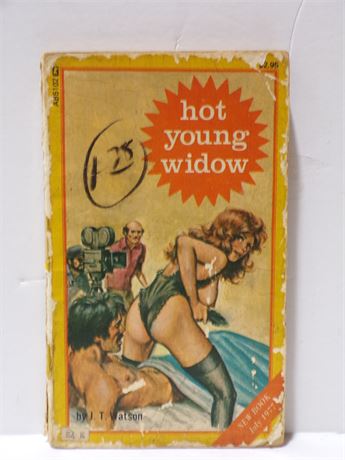 Hot Young Widow by J T Watson, Paperback Book 1977 Greenleaf AB5102 080525WP-38