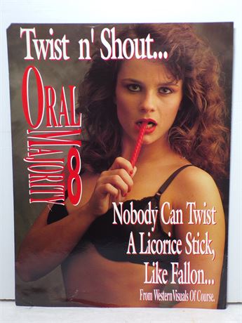 Fallon in Oral Majority 8, Western Visuals 1990 Promo Slick Ad Sheet 051925WP-55