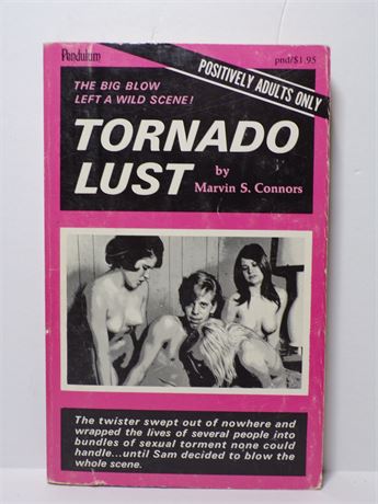 Tornado Lust by Marvin S Connors, Paperback Book 1969 Pendulum O-126 052825WP