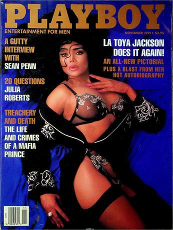 Playboy Magazine Ft. La Toya Jackson & Sean Penn November 1991 071325RP-