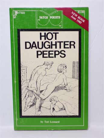 Hot Daughter Peeps by Ted Leonard, Paperback Book 1985 Patch Pokets 7322 071125WP-78