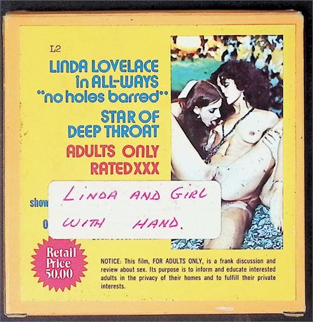 No Holes Barred ft. Linda Lovelace Adult Reg 8mm Film 122225AKVHS2